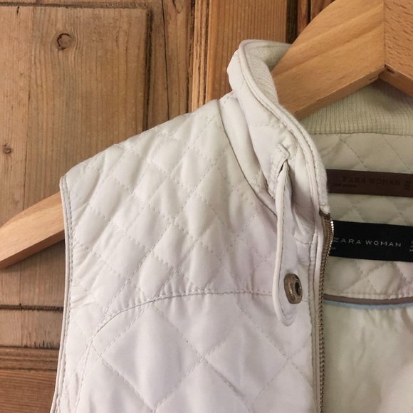 Zara Woman XS Full Zip Quilted Vest - Picture 4 of 8